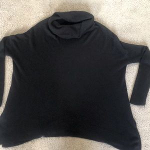 Black turtle neck sweater